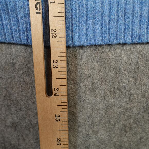 J. Jill Sweater Womens Medium Petite Crew Neck Knit Blue Soft Cozy Casual - Picture 8 of 9